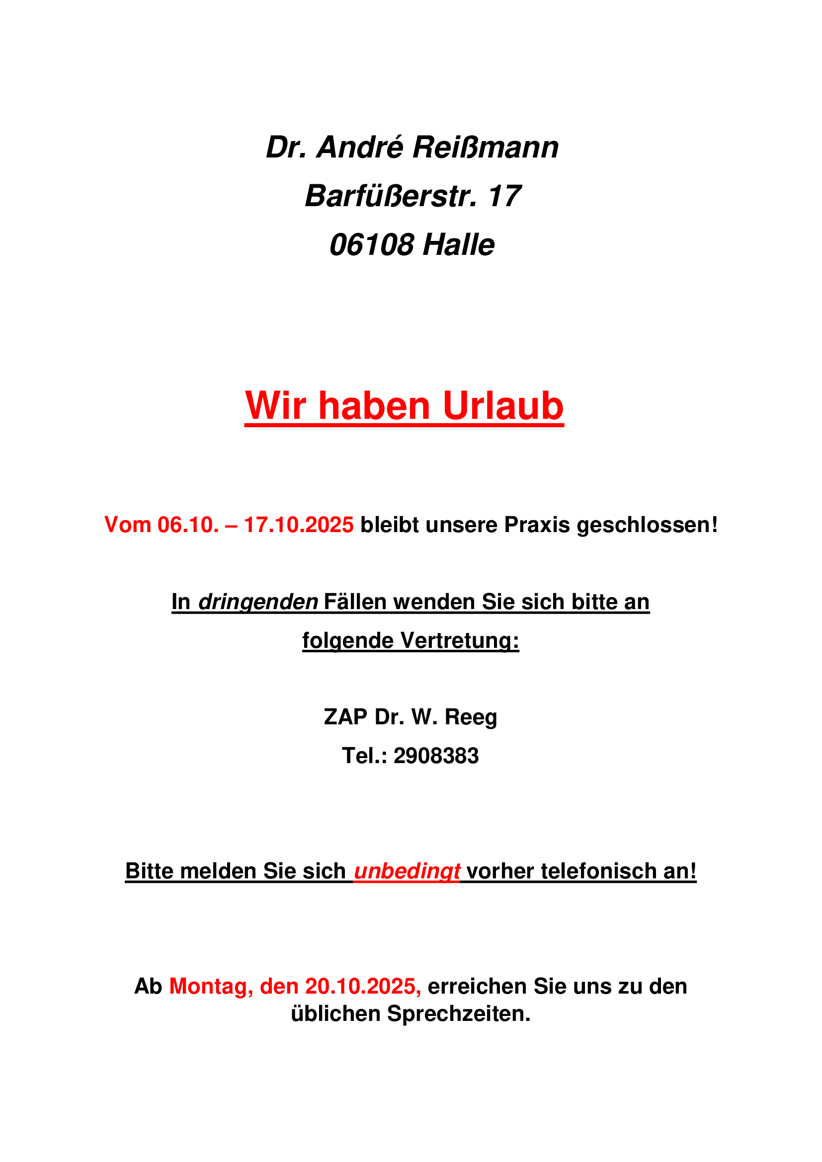 Urlaub